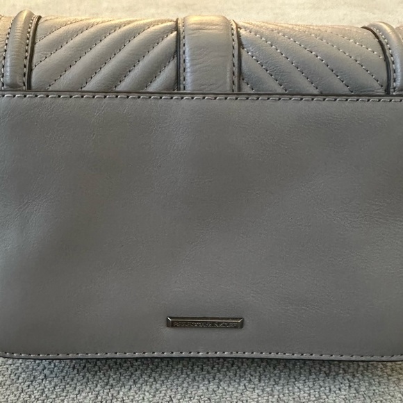 Rebecca Minkoff Grey Quilted Crossbody Bag - Picture 5 of 6
